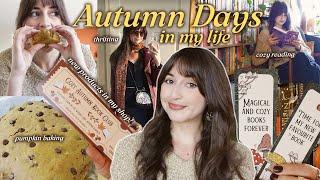 Autumn Days In My Life  reading, baking, thrifting & new autumn products in my webshop!