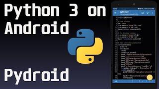 Python 3 on Android using Pydroid