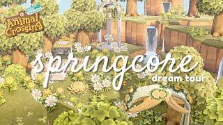 Toffee's Stunning Springcore Island! | Fae Grove Dream Tour | Animal Crossing New Horizons
