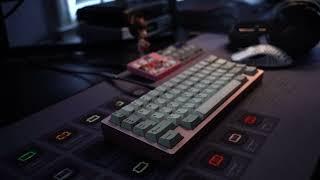 [ASMR] Mechanical keyboard typing on a rainy day with some Lofi | Nue