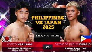 March 13 2025: Jaybie Ignacio (PHILIPPINES) vs Kiyoto Nakurami (JAPAN) Highlights- SOLID NG LABAN!