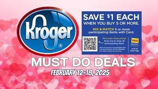 *MEGA SALE* Kroger MUST DO Deals for 2/12-2/18 | RUN DEALS, Mega Sale, 5x Digitals, & MORE