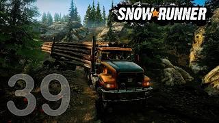 Long Logs Delivery With Caterpillar CT681 Part 39 - SnowRunner