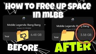 LAG?? HANG?? FIXED!! 2023 REDUCE YOUR M.L. FILES NOW!! || MOBILE LEGENDS BANG BANG (UPDATED)