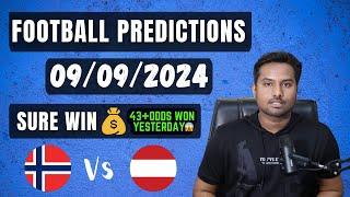 Football Predictions Today 09/9/2024 | Soccer Predictions |Football Betting Tips - UEFA Nations Leag