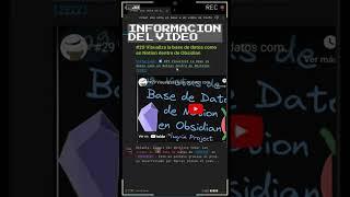 Capturar los datos de  un video de Youtube con Templater en #Obsidian