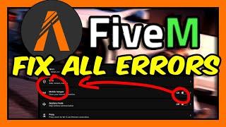 How to Fix FiveM Crashing, Not Launching, Freezing, Stuck, Black Screen & Errors