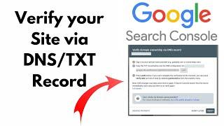 Verify Your Domain in Google Search Console । DNS/TXT Record