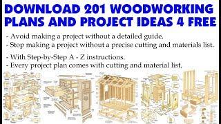 Download FREE 201 Woodworking Plans & Project Ideas