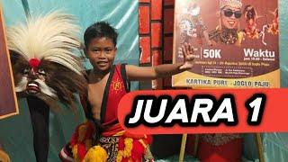 LOMBA BUJANG GANONG CILIK JUARA 1. RENDY GANONG