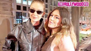 Gigi Hadid Shows Genuine Appreciation For Fans & Stops To Spend Time With Them At Her Hotel In Paris