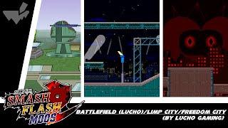 SSF2 Mods Showcase: Battlefield (Lucho ver.)/Limp City/Freedom City (by @luchogaming1724)