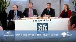 World Bank Praxis Discussion Series - Development & The Private Sector