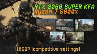 Warface Benchmark (1080P competitive settings) | RTX 2060 Super + R7 5800X. 400+ FPS :О