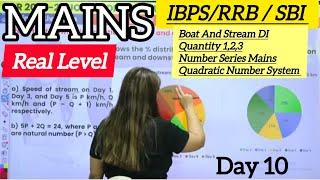 Day-10 Mains Level Quant | Time Speed Distance DI | IBPS/RRB SBI PO/Clerk MAINS| Minakshi Varshney