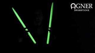 Jimmy Rainsford - AGNER Glow Drumsticks