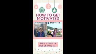 How to Get Motivated in Life | 15 Tips to Stay Motivated when you just can’t seem to #shorts