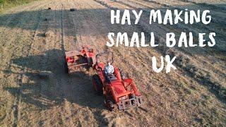 Hay making on our smallholding homestead in the UK summer