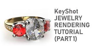 KeyShot Step by Step Basic Jewelry Rendering (Part 1): File Preparation and Materials