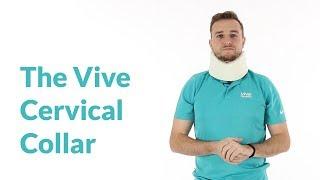 Cervical Collar By Vive - Soft Foam Neck Support