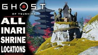 GHOST OF TSUSHIMA - ALL INARI SHRINE LOCATIONS  - QUICK AND SIMPLE!!!!