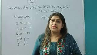 How To Convert 12 Hour Clock Time To 24 Hour Clock Time....@TutorJyotiKapoorOnlinestudy