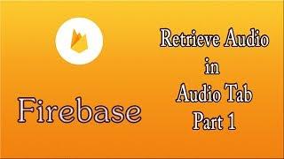 Android Studio online Firebasedemo app Hindi Tutorial 32# Retrieve Audio From Firebase