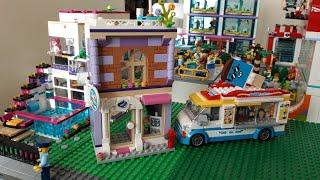 Making lego city. Adding LEGO Friends Emma’s Art Studio 41365 and Lego City Ice Cream Truck 60253.