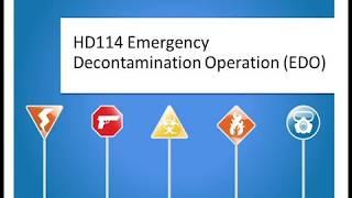 DQE HD114 Emergency Decon Operation