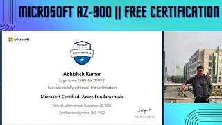 How to get free Az900 voucher || free azure certification l| free azure az900 voucher