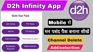 D2h Channel Select/Delete | D2h Recharge Plan | D2h Channel Selection | D2H FTA Pack | D2H Pack List