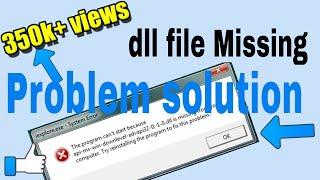 How to solve all DLL missing files problem at once from any window| Urdu/Hindi