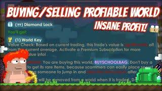 HOW TO DOUBLE BGLS! (BUY/SELL PROFITABLE WORLD) EASY TRICK - GrowTopia