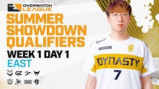 Overwatch League 2021 Season | Summer Showdown Qualifiers | Week 1 Day 1 — East