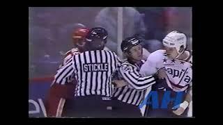 NHL Dec. 10, 1991 Washington Capitals v Calgary Flames (melee) Alan May v Neil Sheehy