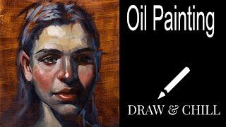 Oil Painting - In the style of John Larriva - Draw&Chill