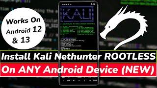 How To Install Kali Linux NetHunter On Any ANDROID device in 2023 Without ROOT (NEW)