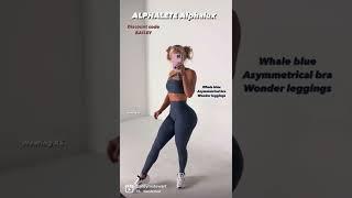 ALPHALETE new alphalux activewear collection try on haul | discount code BAILEY #shorts #alphalete