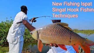 how To catch Rohu fish Singal Hook Fishing | Fishing Videos | Rohu fish catching Videos