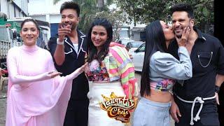 Mannara Chopra,Ankita Lokhande,Vicky Jain, Bharti Singh,Rahul,Krushna,KashmeraAt Laughter Chefs S2