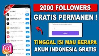 Followers Indonesia Gratis‎️‍ Cara Menambah Followers Instagram Gratis 2024 Tanpa Akun Tumbal