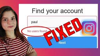 How to fix ‘No User Found’ Error on Instagram | This Email Address Has Been Taken By Another Account