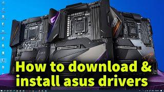 How to download and install latest ASUS audio drivers easy way