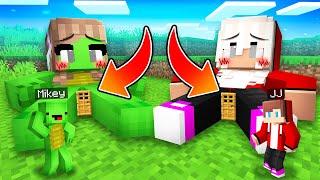 Mikey and JJ Found SECRET BASE inside JJ and Mikey Girl in Minecraft - Maizen