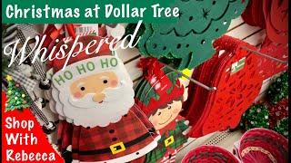 ASMR Dollar Tree Christmas Shopping (Whispered) Christmas is coming! No talking version tomorrow.