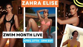 ZWIM Month LIVE TODAY at 3pm EST | Zahra Elise