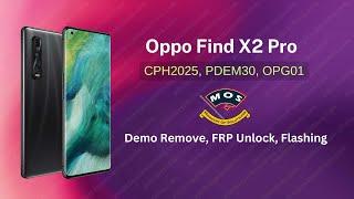 OPPO Find X2 Pro CPH2025 DEMO Remove Flashing Unbrick FRP Unlock #oppofindx2pro