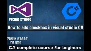 How to add checkbox in visual studio C#