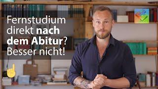 Fernstudium direkt nach Abitur? Deshalb rate ich ab + Alternativen zum Onlinestudium