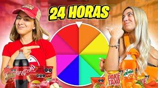 24 HORAS COMIENDO DE UN SOLO COLOR DEL SEVEN  | Hermanas JM